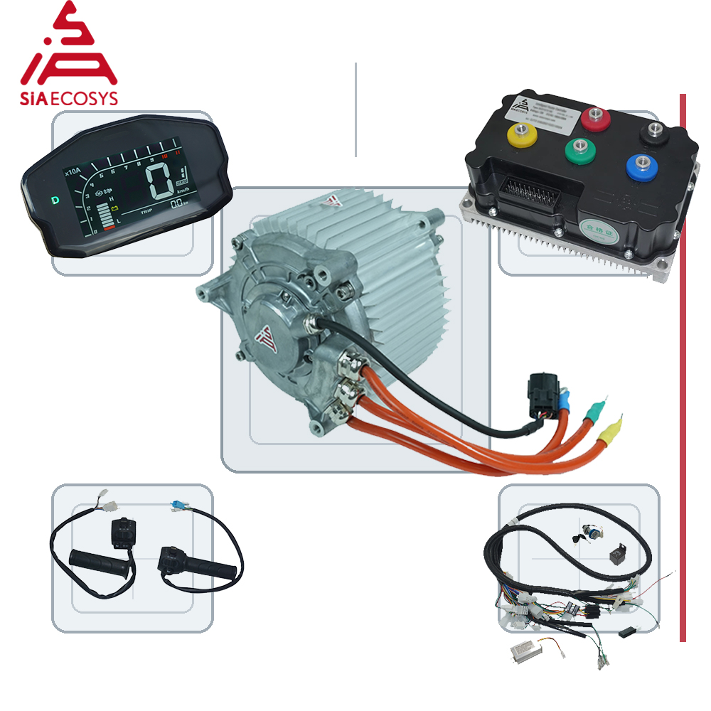 Mid Drive Motor Kit 72V 5000W - SiAECOSYS SIASZD142A-67 미드 드라이브 모터 키트