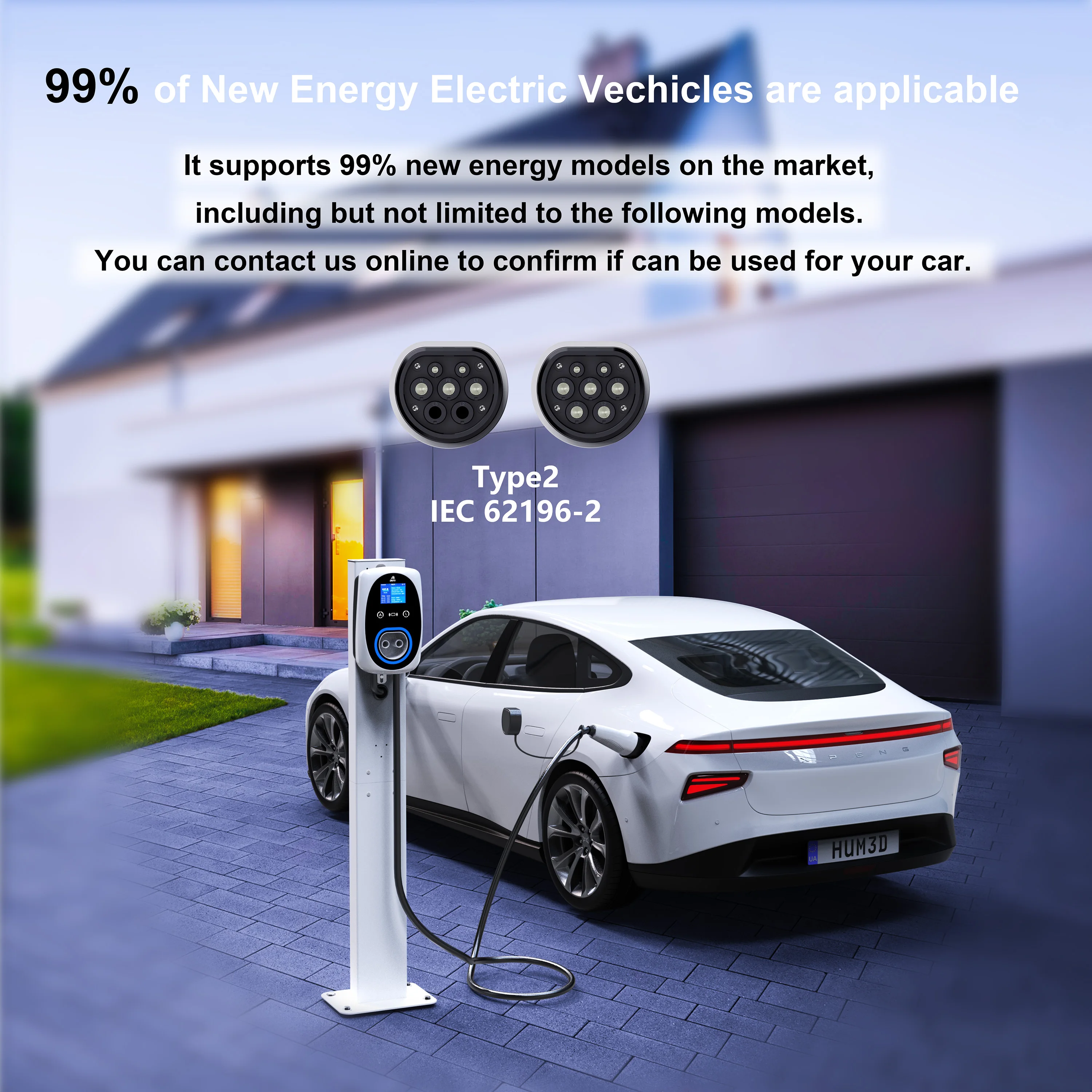 GWUYU EV 충전기 32A 7.6KW EVSE 월박 - Ev Charger Type 2 22Kw 32A 3 Phase 리뷰 및 가격