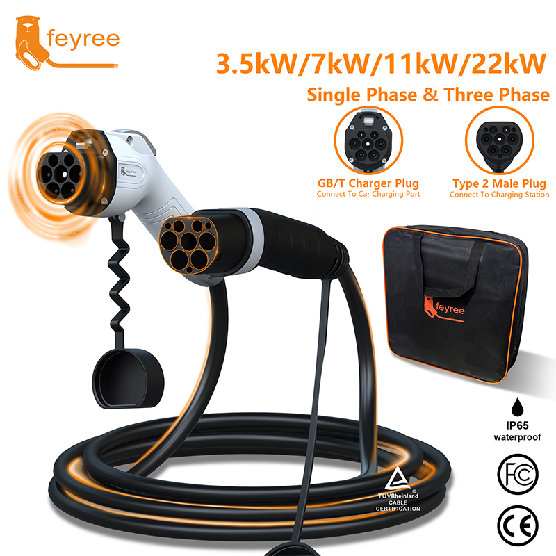 페이리 EV 충전 케이블 타입2 남성 플러그 - GB/ - Ev Charger Type 2 22Kw 32A 3 Phase 리뷰 및 가격