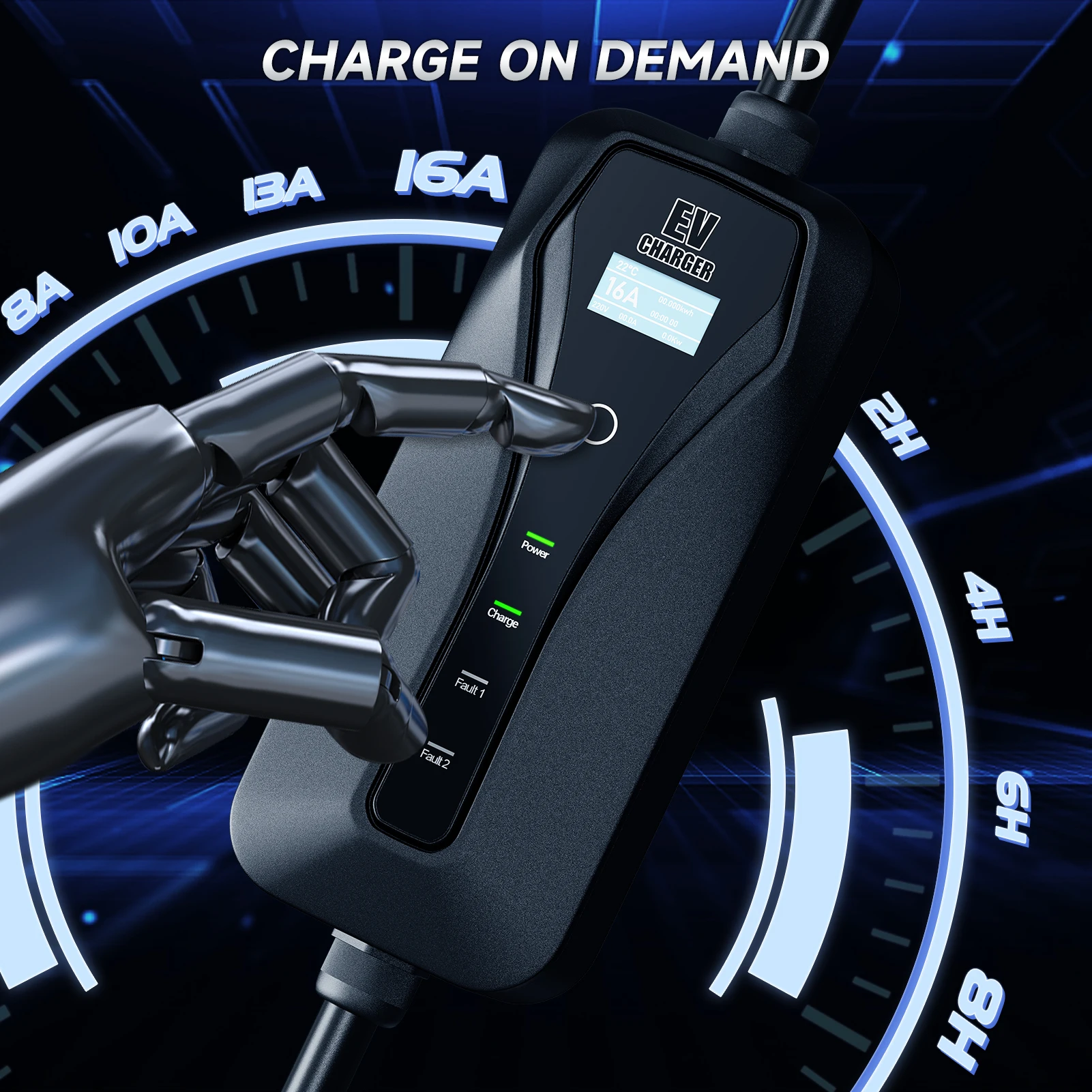 11KW 16A EV 충전기 유형 2 EVSE 충전 상 - Type 2 Portable Ev Charger 11Kw Cee 리뷰 및 가격